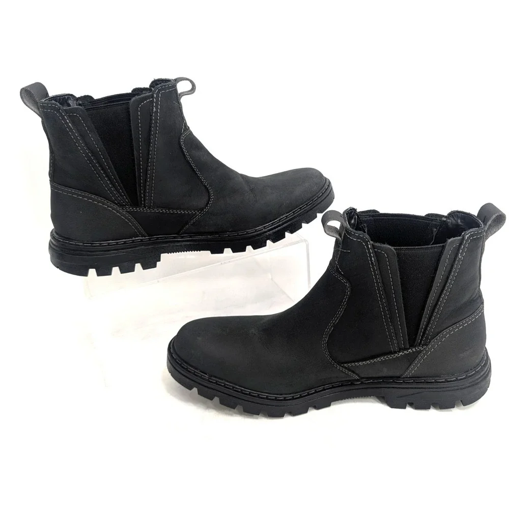 Rockport Men's Weather or Not Waterproof Chelsea Boots - Size 7.5 Black Leather